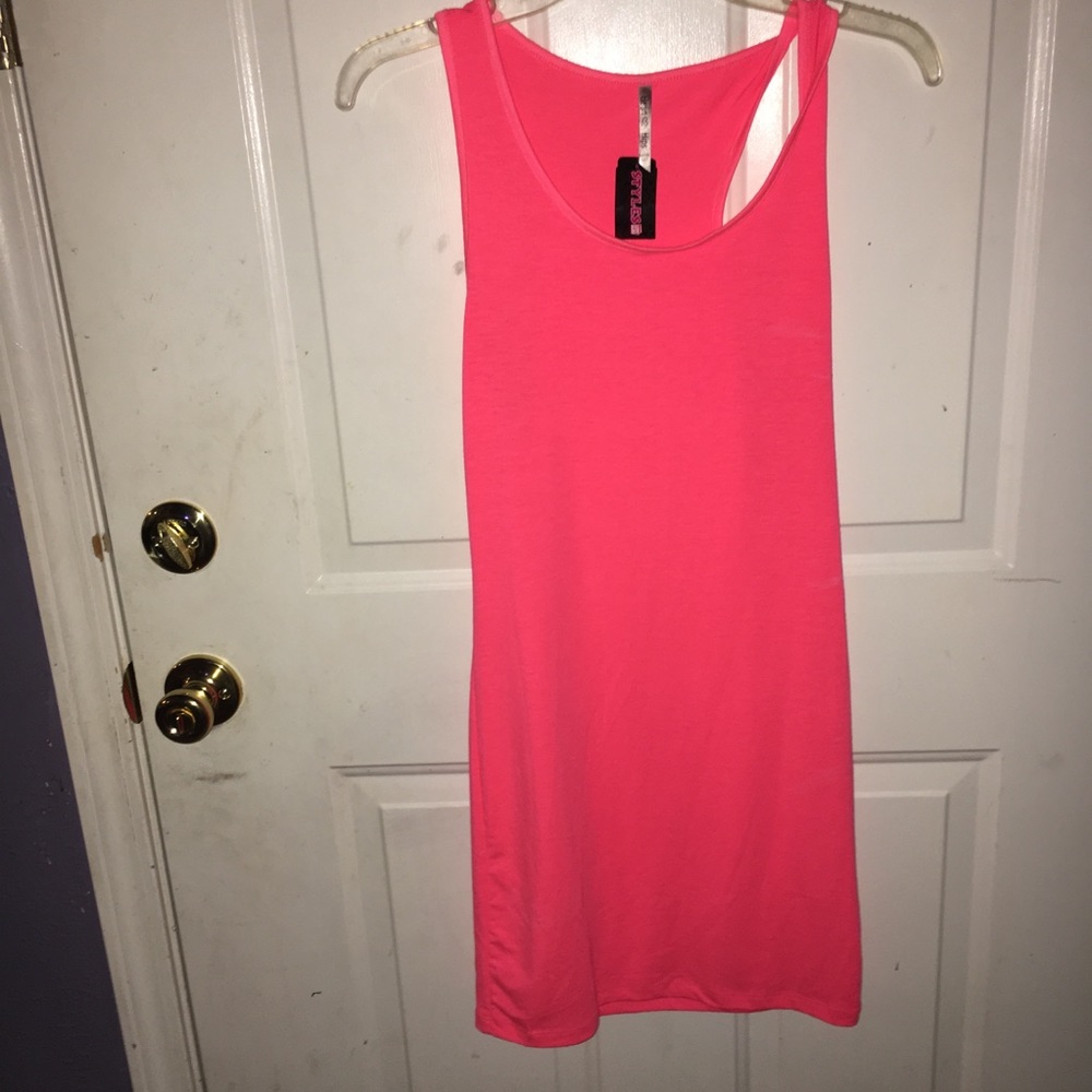 Coral dress size medium